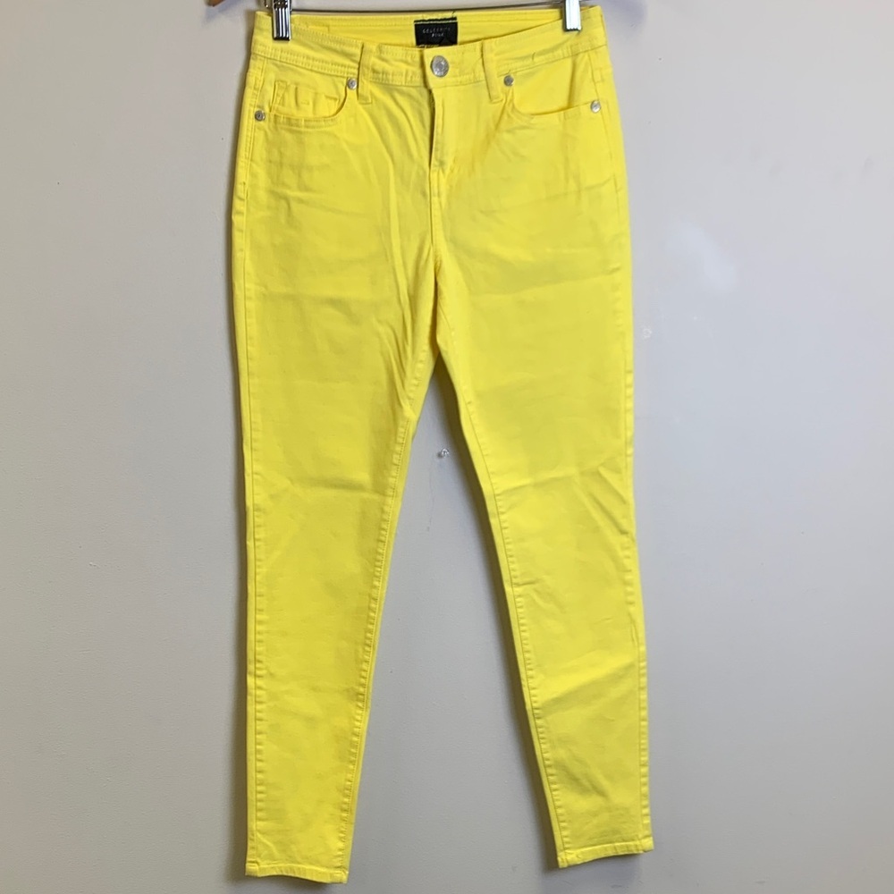 Celebrity Pink Bright Yellow Skinny Jeans